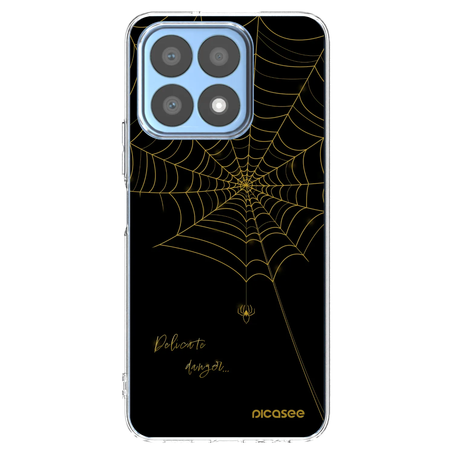 Picasee Honor X8a Hülle - Transparentes Silikon - Delicate danger