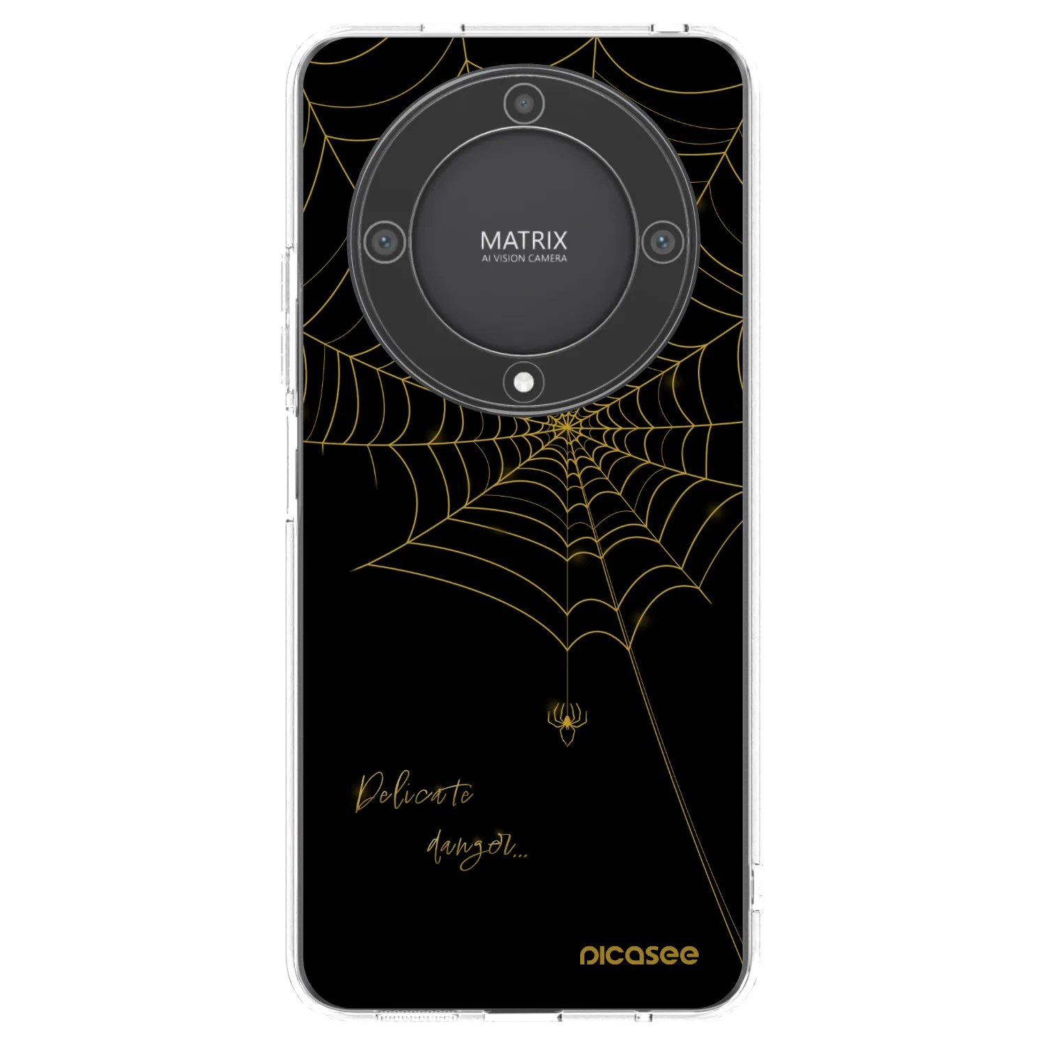 Picasee Honor Magic5 Lite 5G Hülle - Transparentes Silikon - Delicate danger