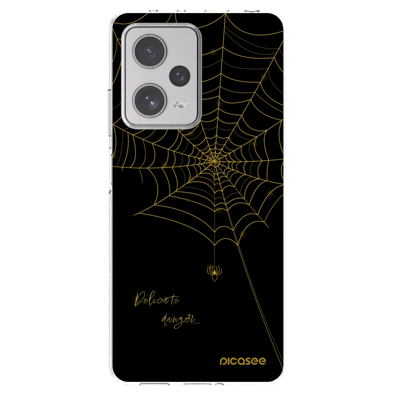 Picasee Xiaomi Redmi Note 12 Pro+ 5G Hülle - Transparentes Silikon - Delicate danger
