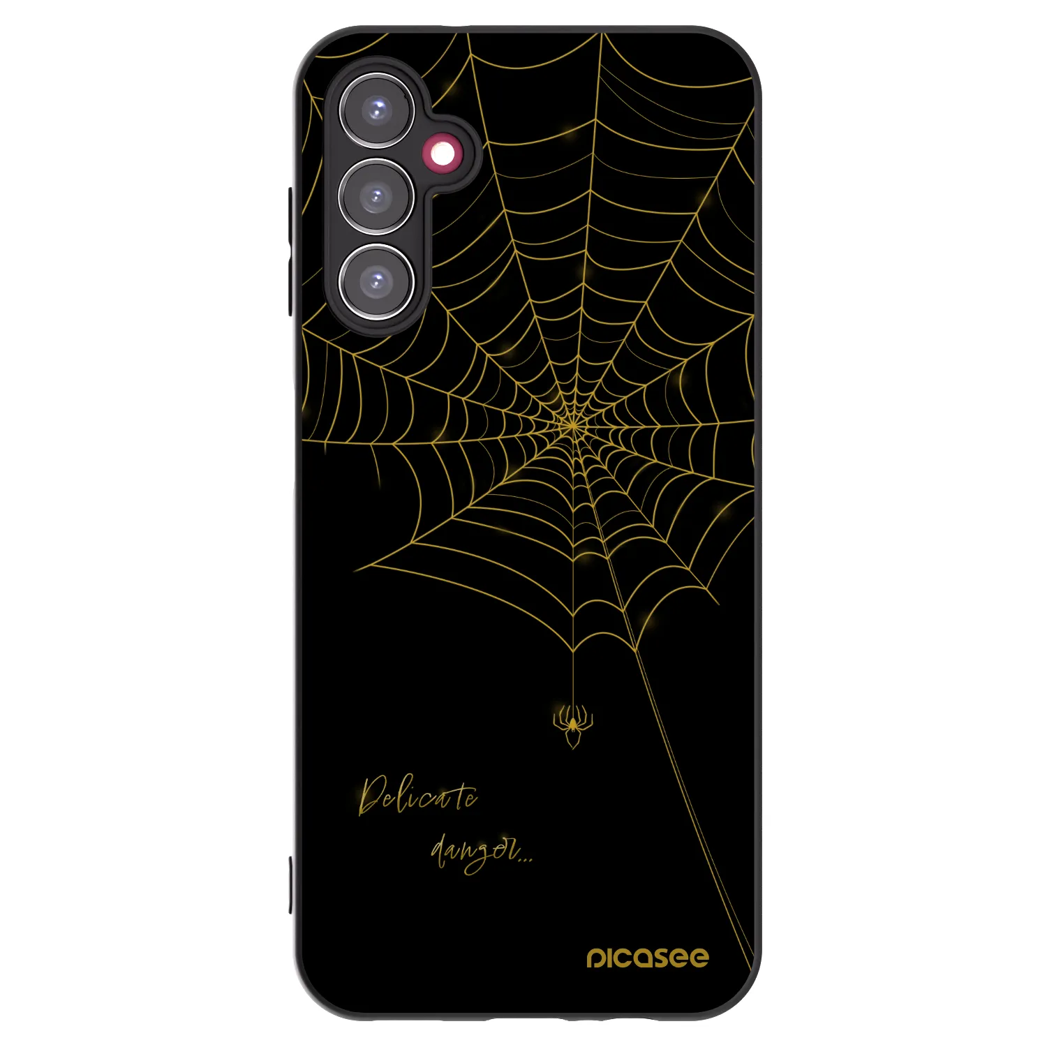 Picasee Samsung Galaxy A14 5G A146P Hülle - Schwarzes Silikon - Delicate danger