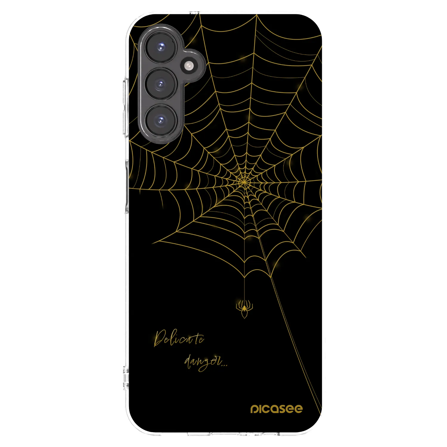 Picasee Samsung Galaxy A14 5G A146P Hülle - Transparentes Silikon - Delicate danger