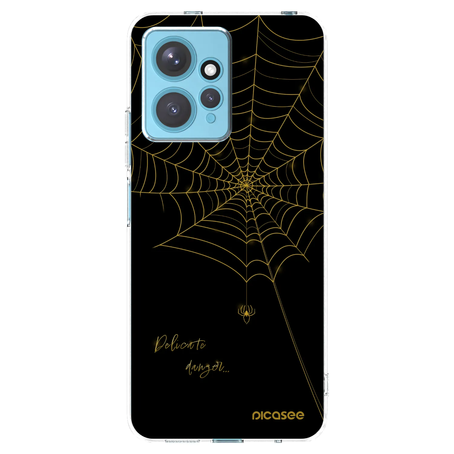 Picasee Xiaomi Redmi Note 12 4G Hülle - Transparentes Silikon - Delicate danger