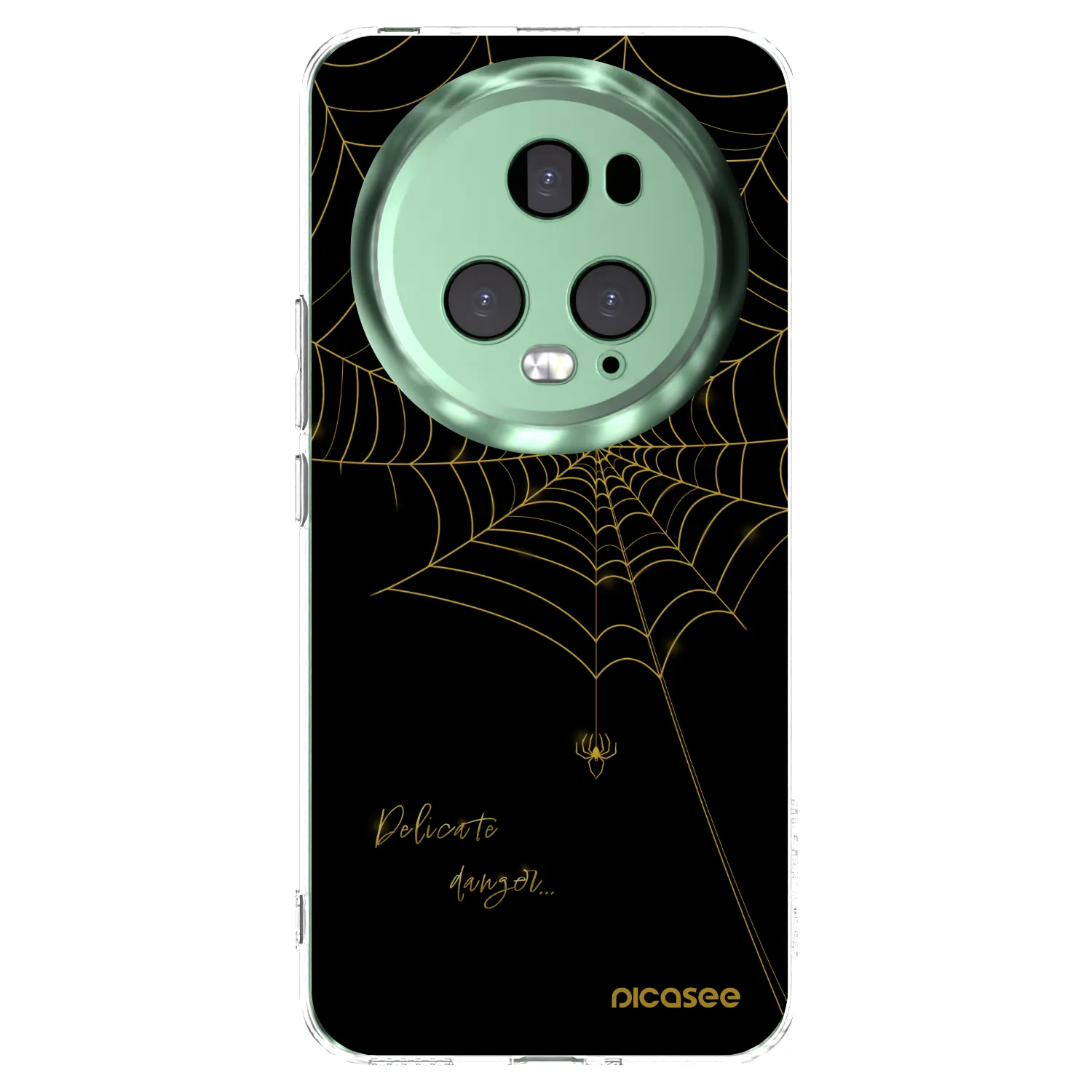 Picasee Honor Magic5 Pro Hülle - Transparentes Silikon - Delicate danger