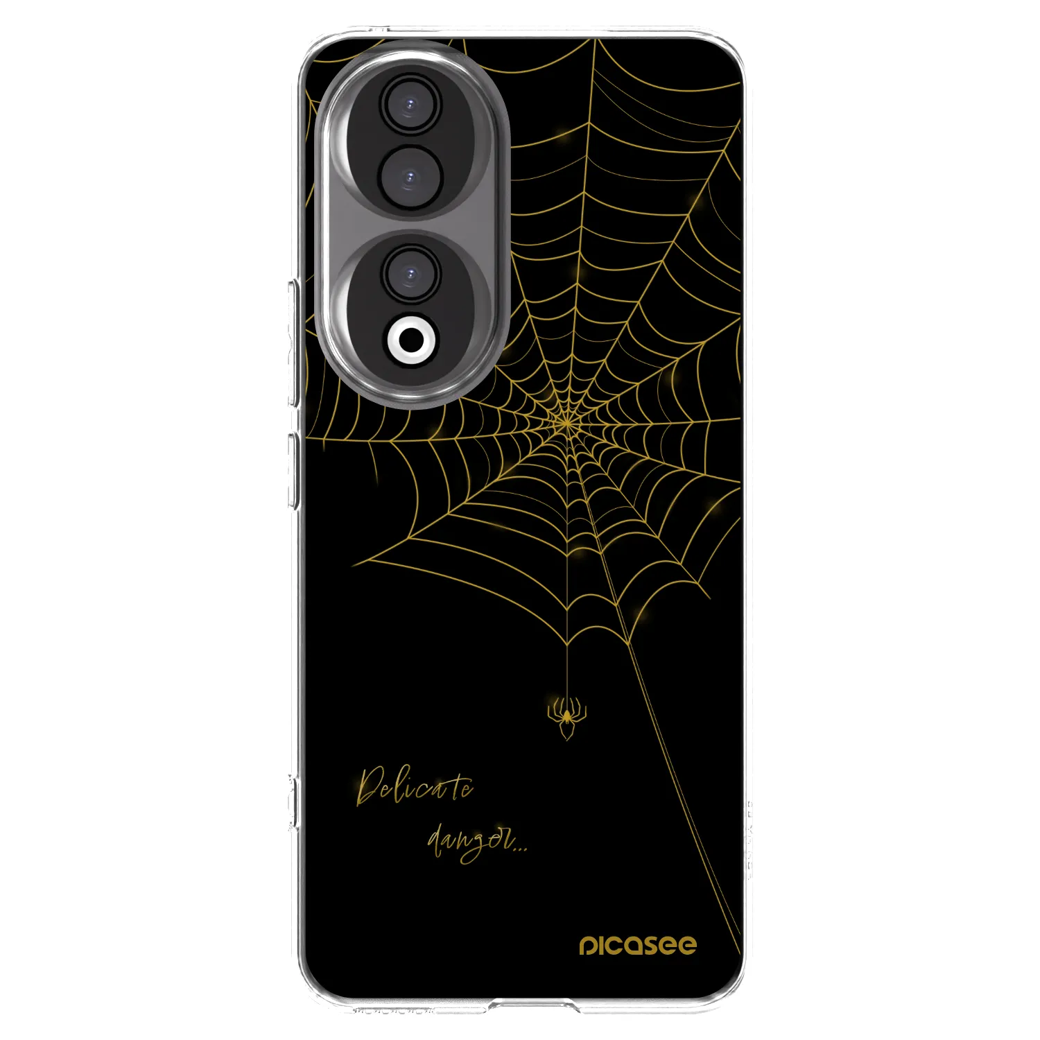 Picasee Honor 90 5G Hülle - Transparentes Silikon - Delicate danger