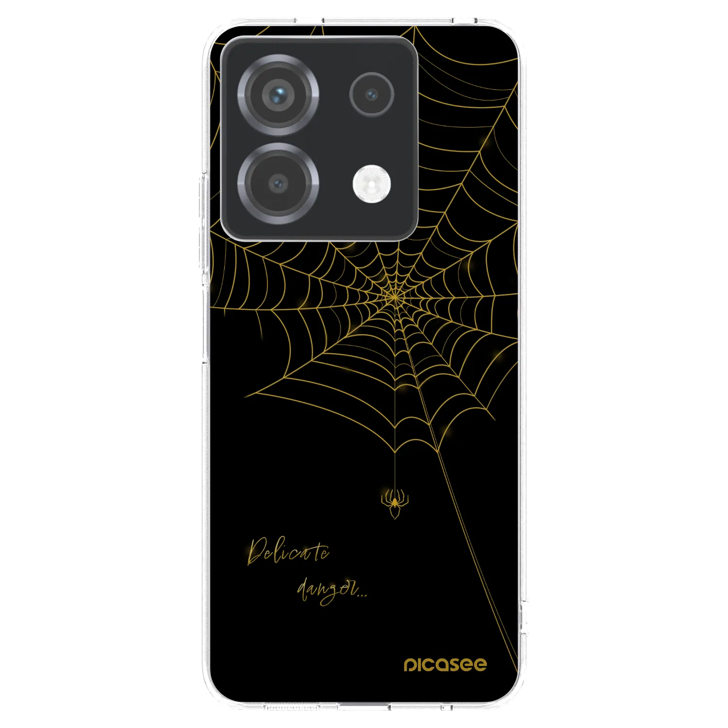Picasee Xiaomi Poco X6 Hülle - Transparentes Silikon - Delicate danger