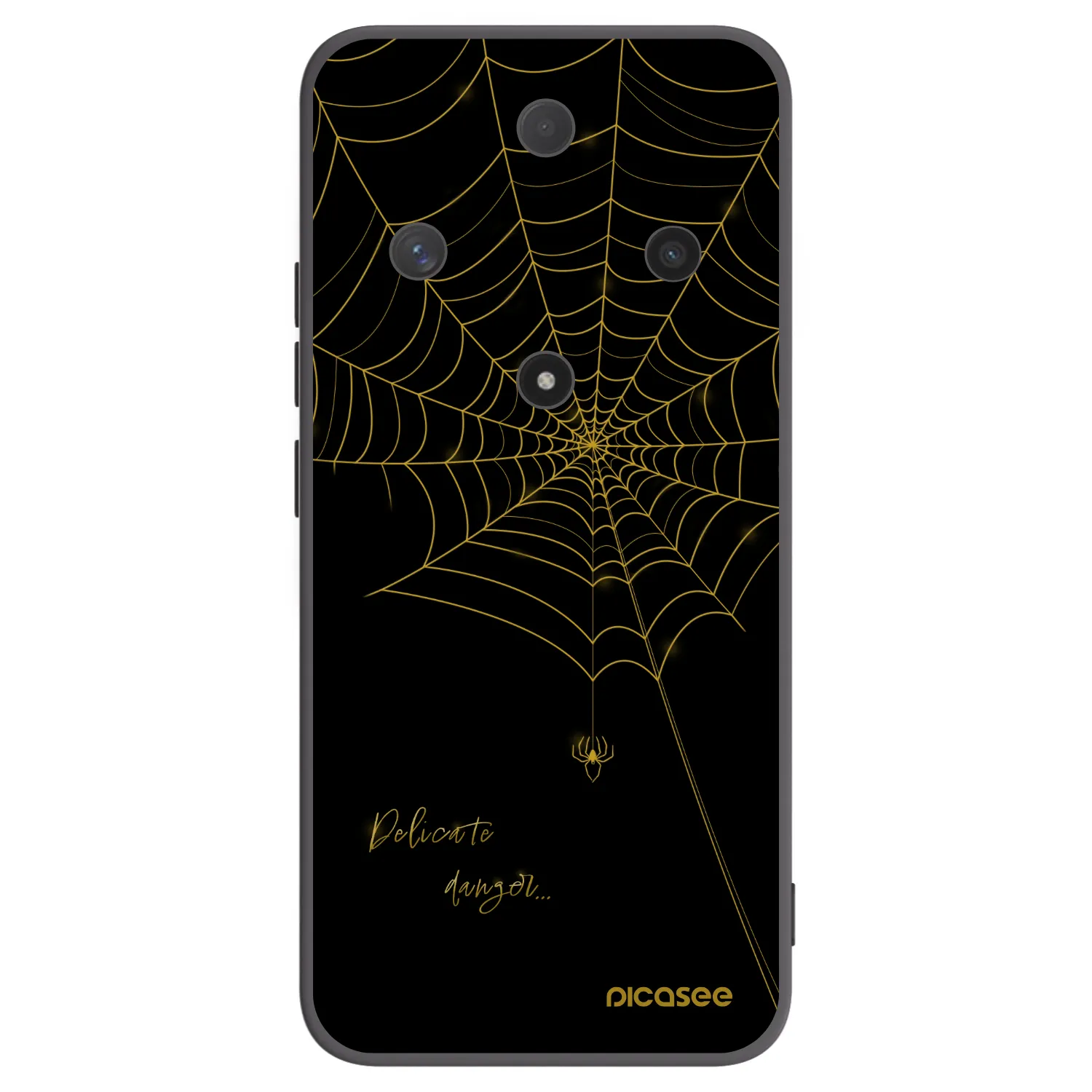 Picasee Honor Magic6 Lite 5G Hülle - Schwarzes Silikon - Delicate danger
