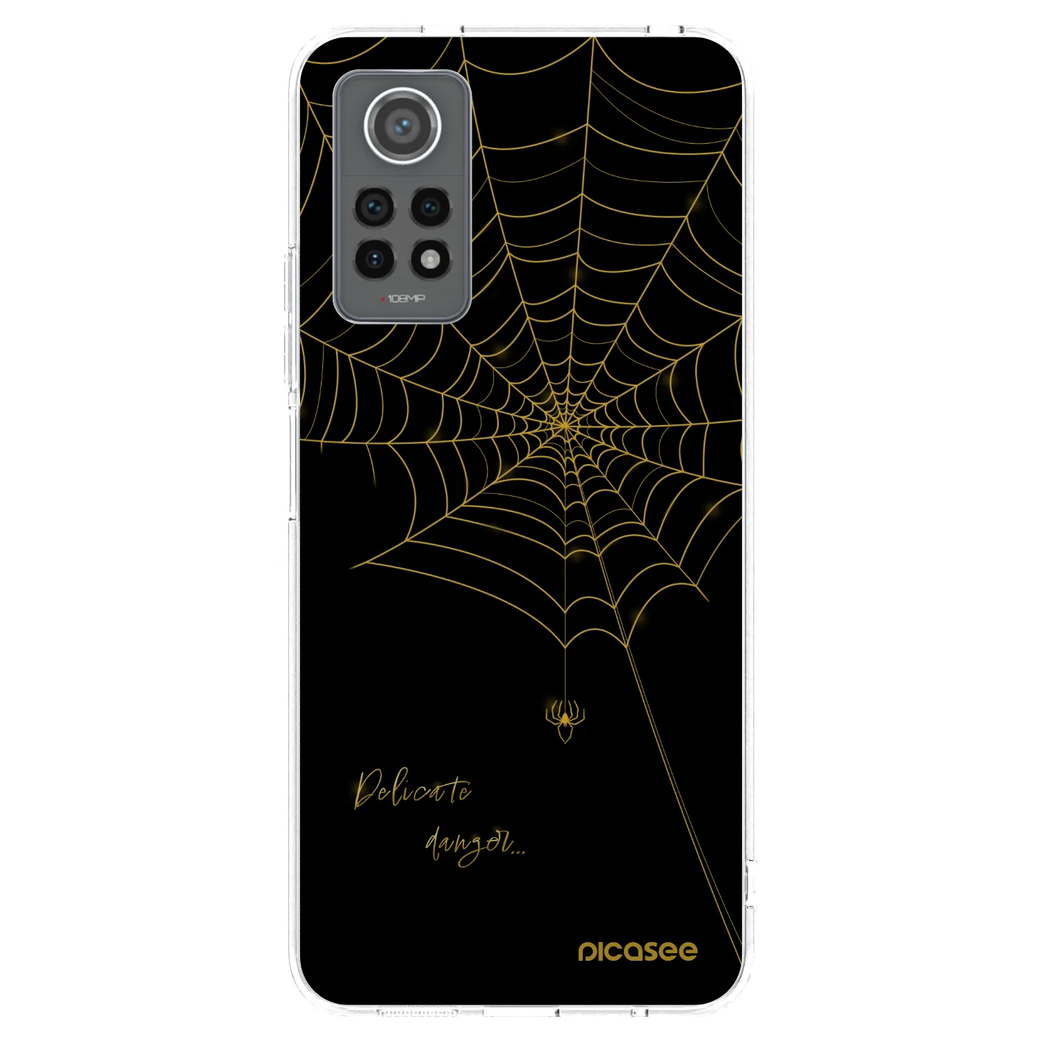 Picasee Xiaomi Redmi Note 12 Pro 4G Hülle - Transparentes Silikon - Delicate danger