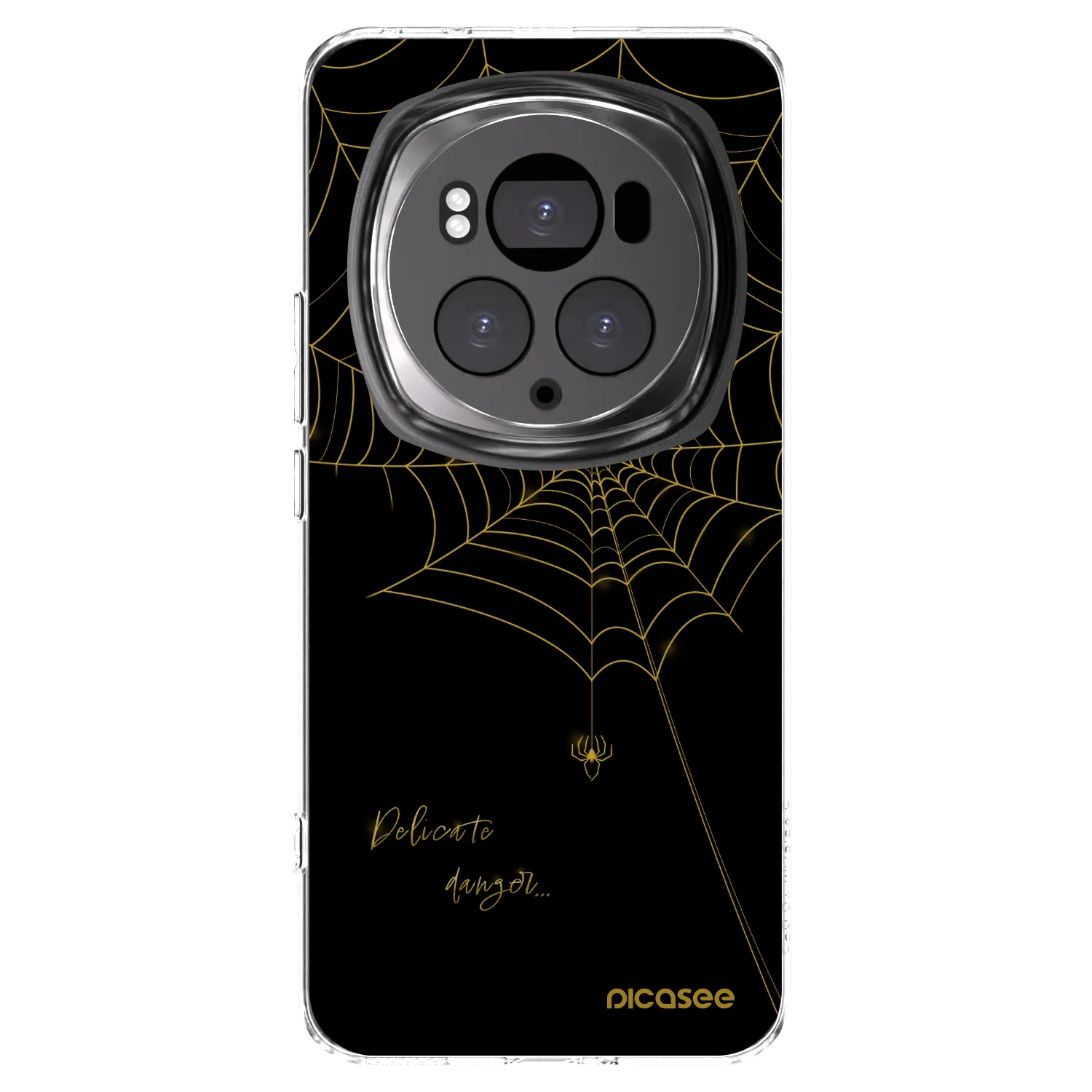 Picasee Honor Magic6 Pro Hülle - Transparentes Silikon - Delicate danger