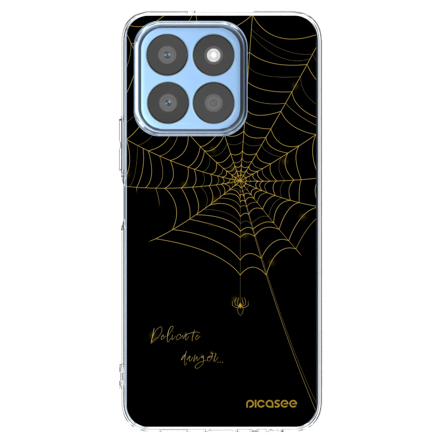 Picasee Honor X8b Hülle - Transparentes Silikon - Delicate danger