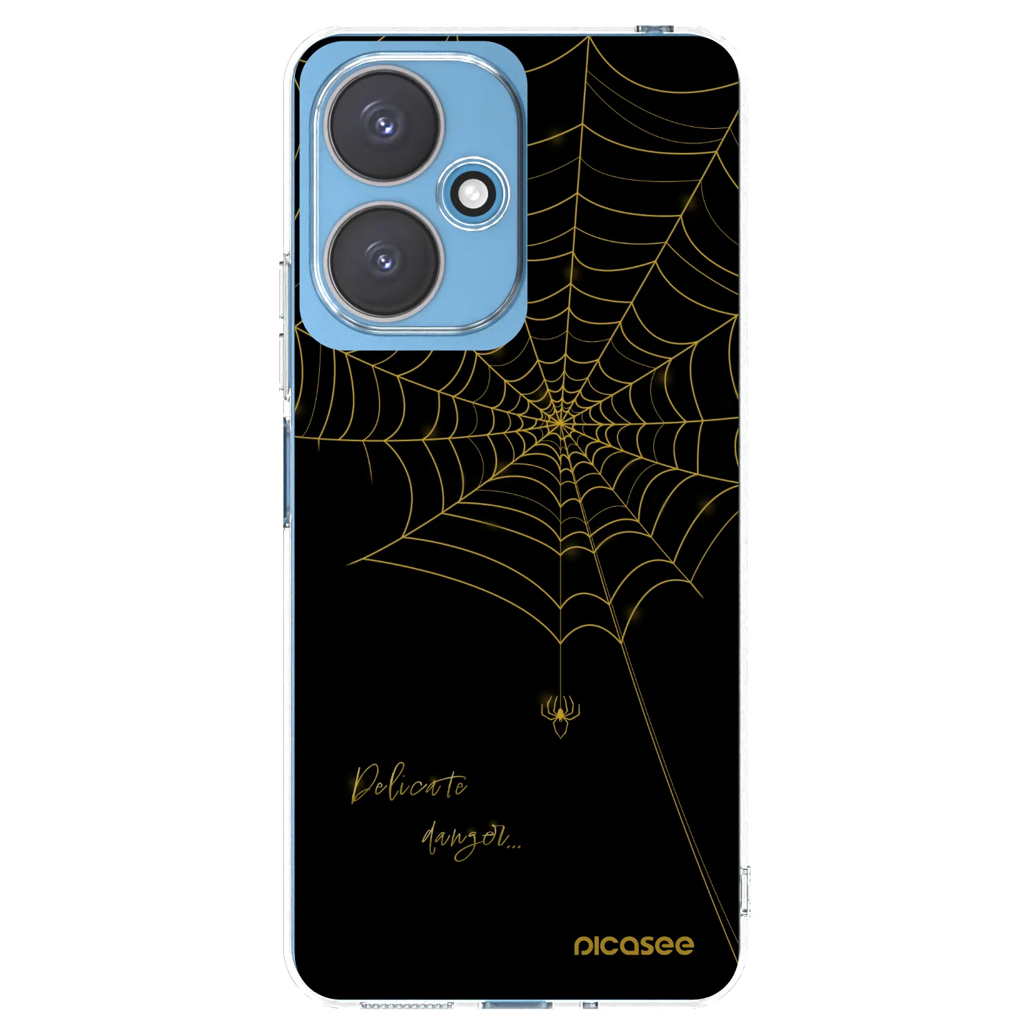Picasee Xiaomi Redmi 13C 5G Hülle - Transparentes Silikon - Delicate danger