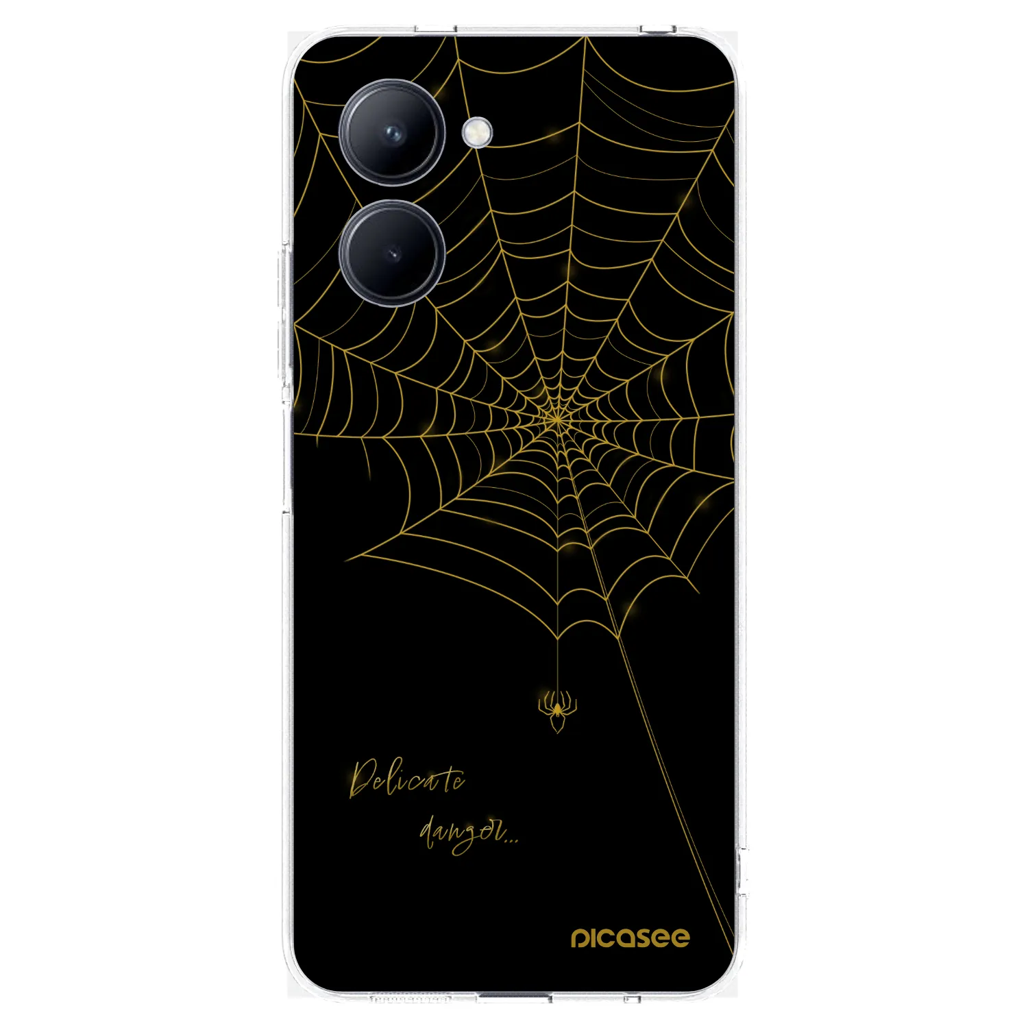 Picasee Realme C33 (2023) Hülle - Transparentes Silikon - Delicate danger