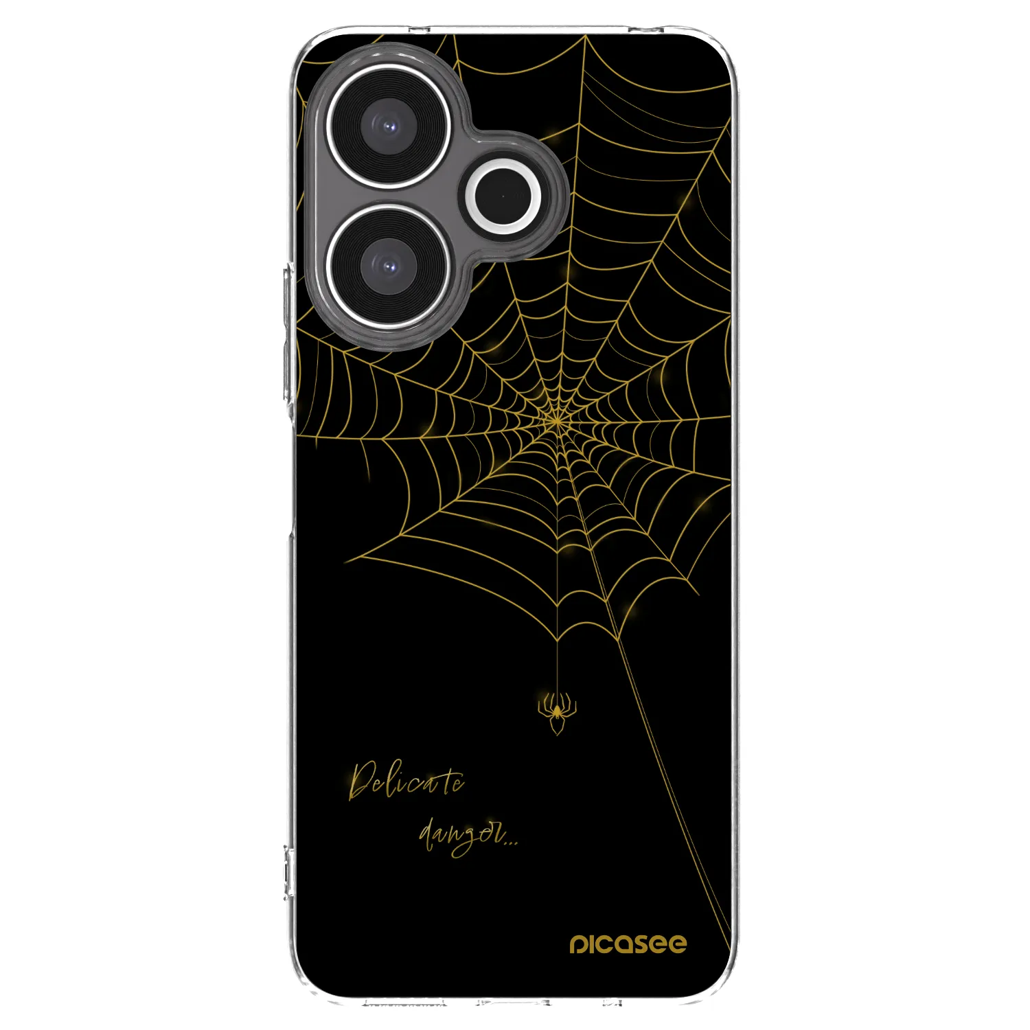 Picasee Xiaomi Redmi 13 4G Hülle - Transparentes Silikon - Delicate danger