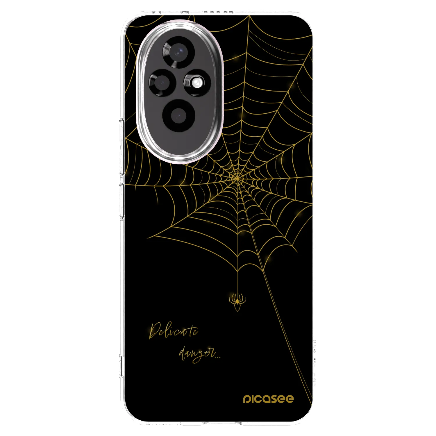 Picasee Honor 200 Pro 5G Hülle - Transparentes Silikon - Delicate danger