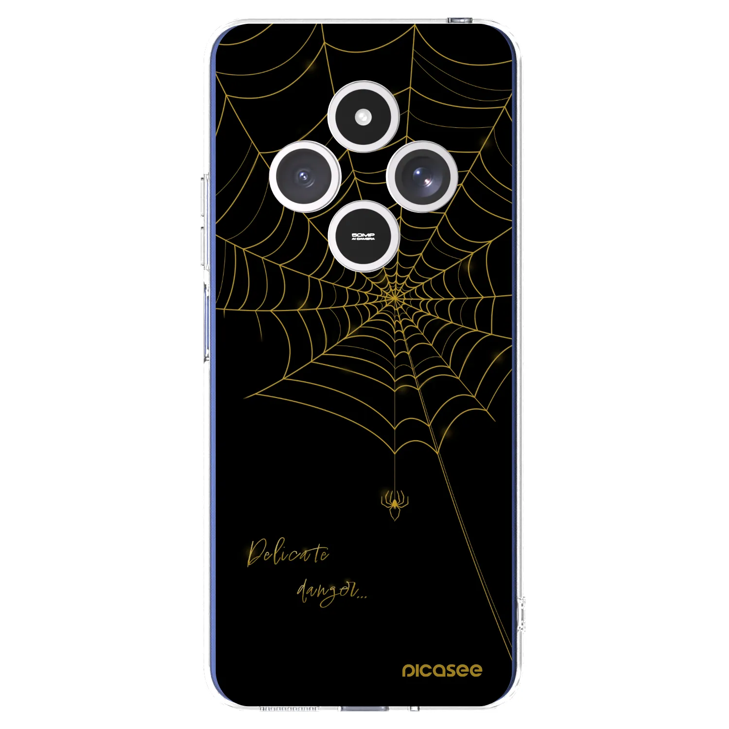 Picasee Xiaomi Redmi 14C Hülle - Transparentes Silikon - Delicate danger
