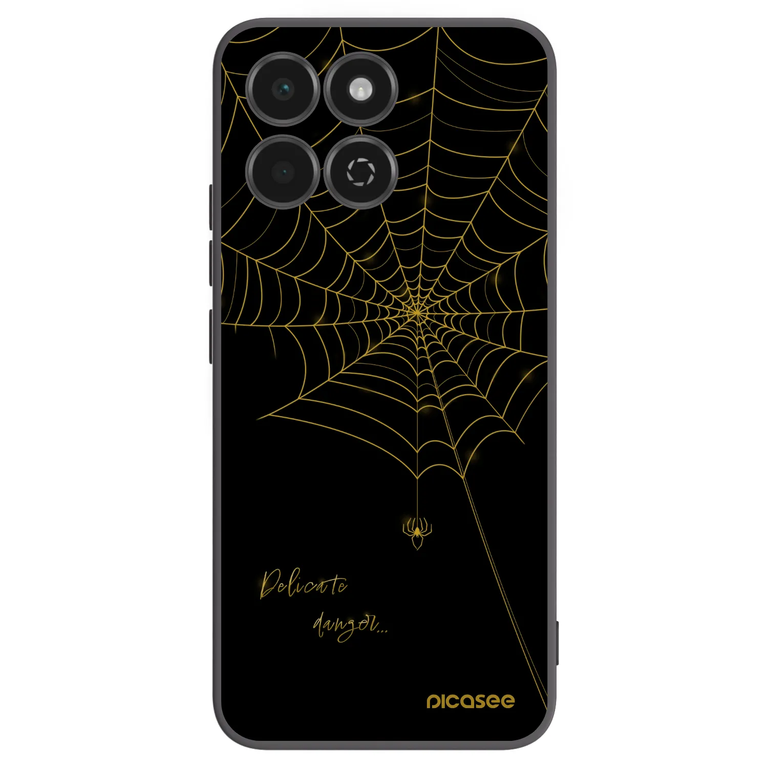 Picasee Honor 200 Smart 5G Hülle - Schwarzes Silikon - Delicate danger