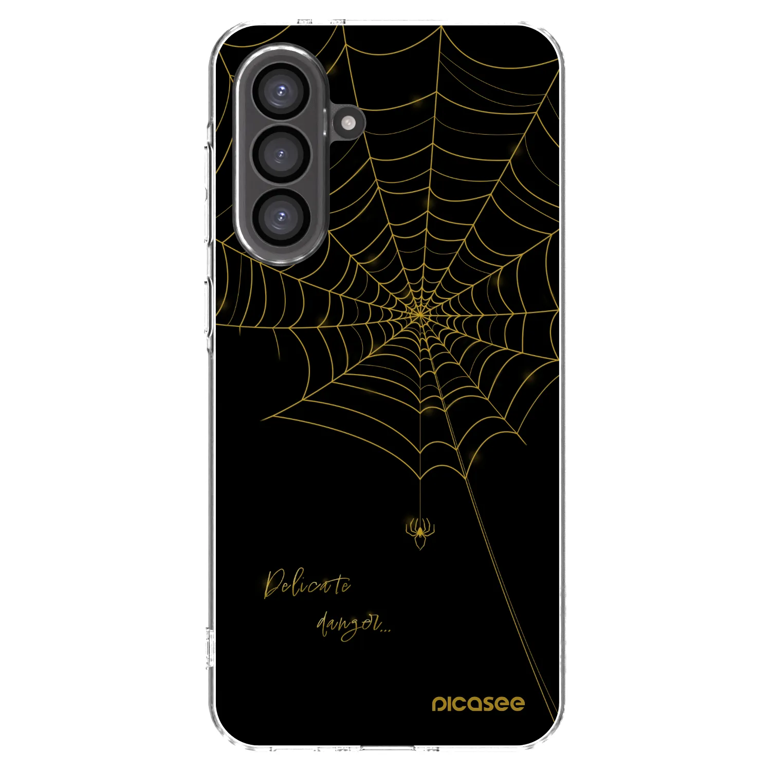 Picasee Samsung Galaxy A56 5G A566B Hülle - Transparentes Silikon - Delicate danger