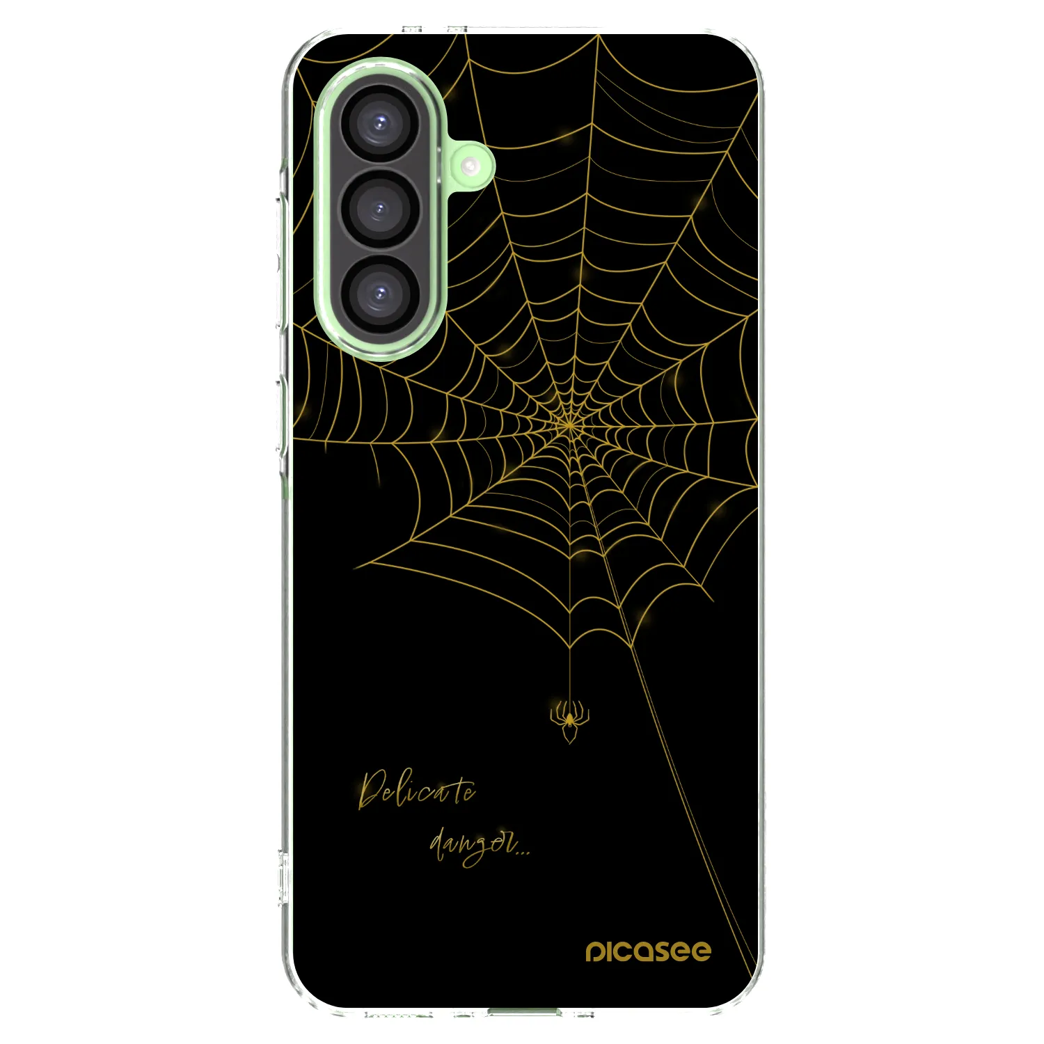 Picasee Samsung Galaxy A26 5G A266B Hülle - Transparentes Silikon - Delicate danger