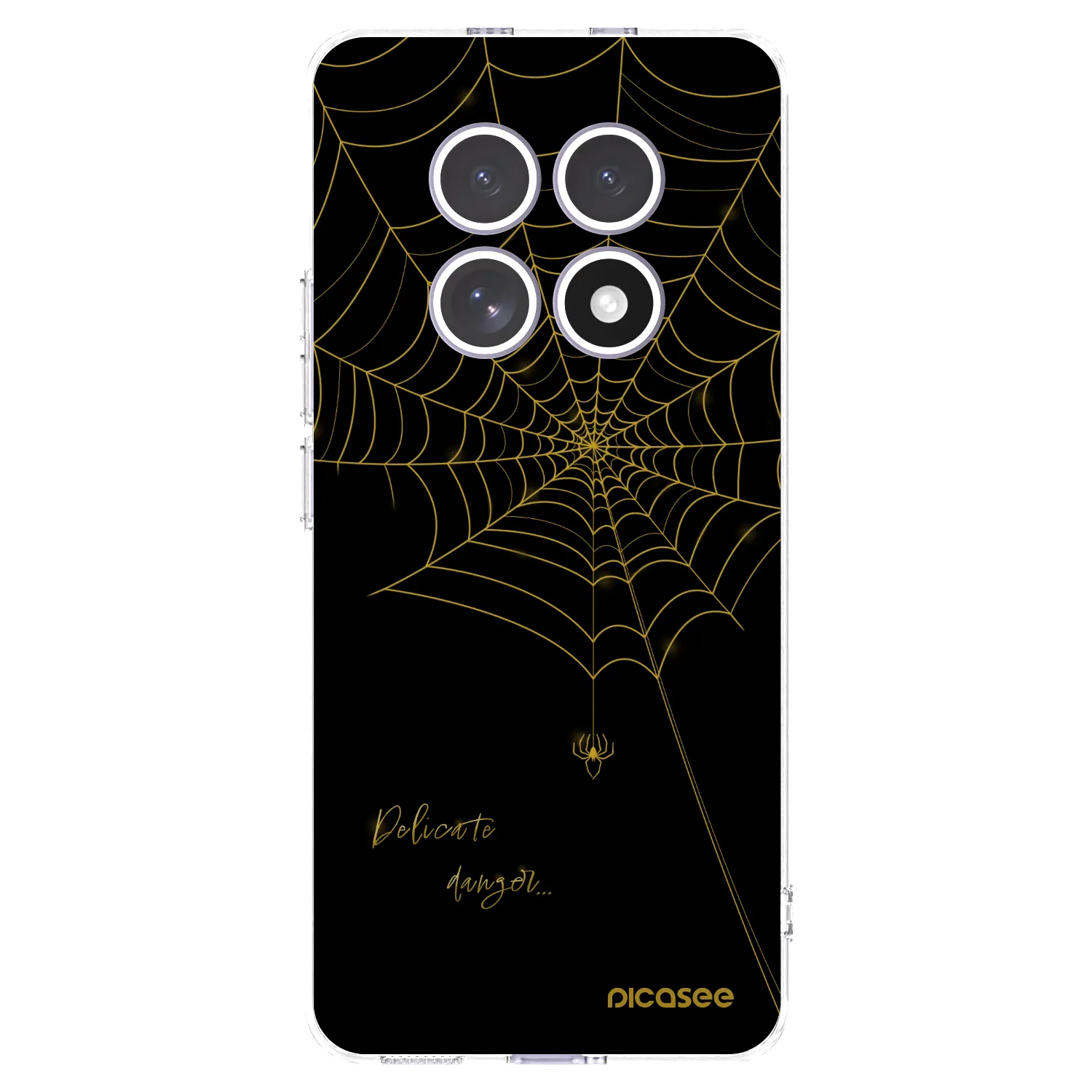 Picasee Xiaomi Redmi Note 15 4G Hülle - Transparentes Silikon - Delicate danger