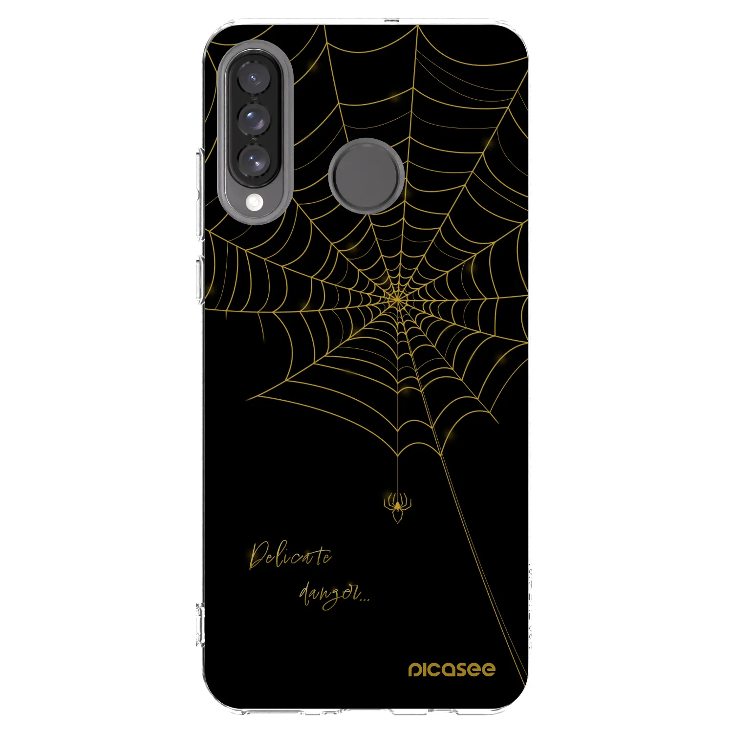 Picasee Huawei P30 Lite Hülle - Transparentes Silikon - Delicate danger