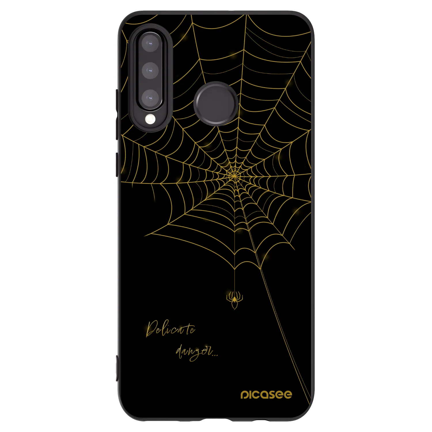Picasee Huawei P30 Lite Hülle - Schwarzes Silikon - Delicate danger
