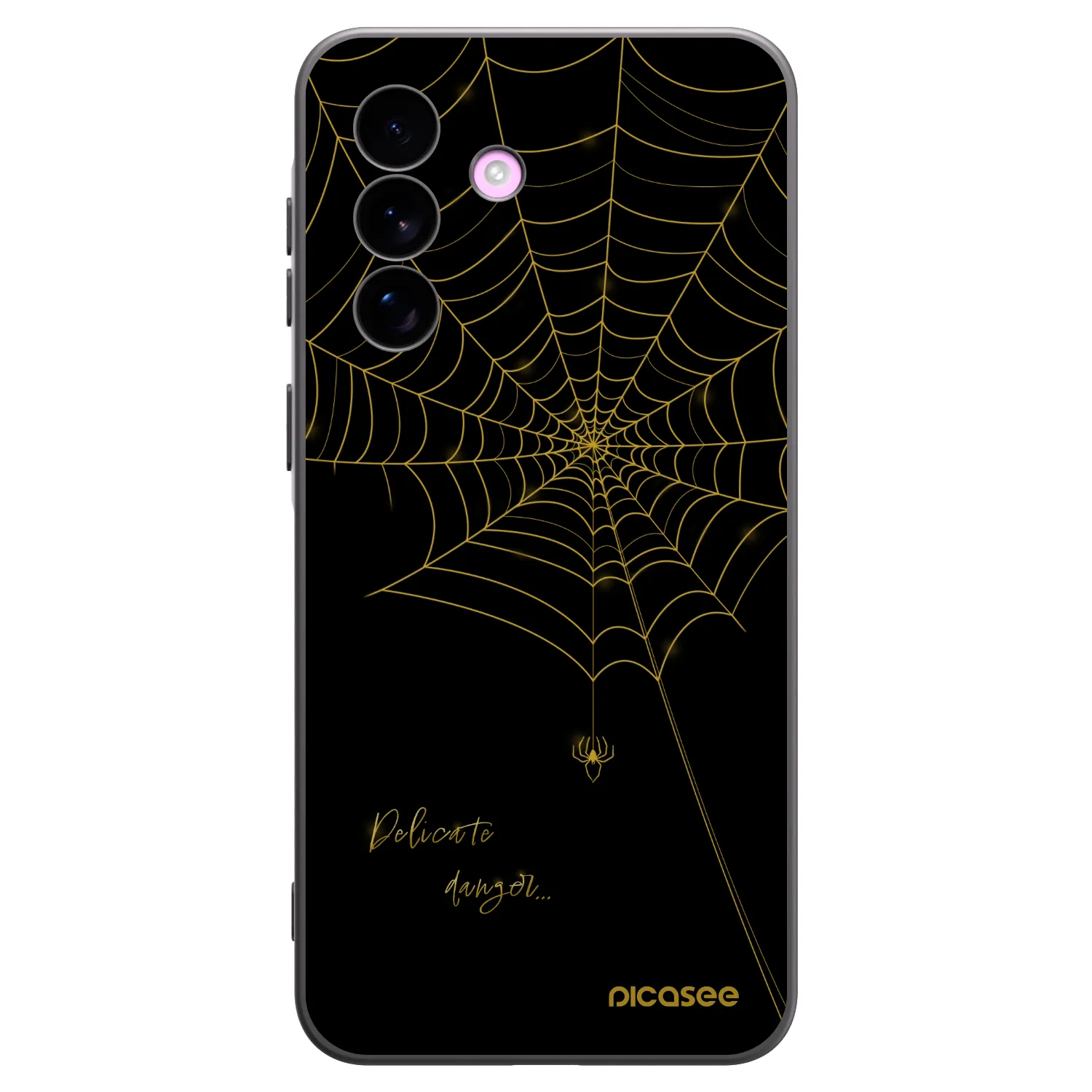 Picasee Samsung Galaxy A57 5G Hülle - Schwarzes Silikon - Delicate danger