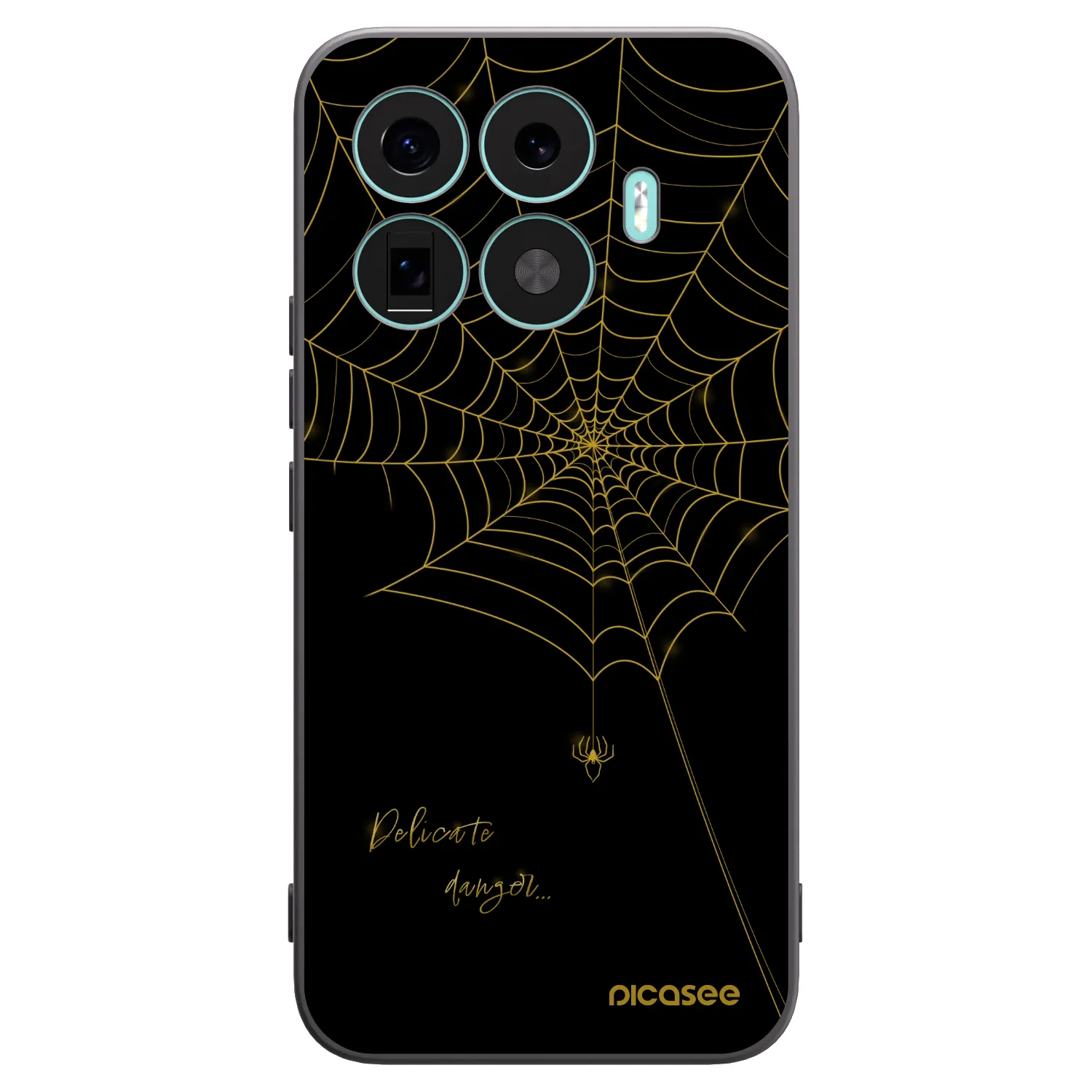 Picasee Xiaomi 17T Pro Hülle - Schwarzes Silikon - Delicate danger