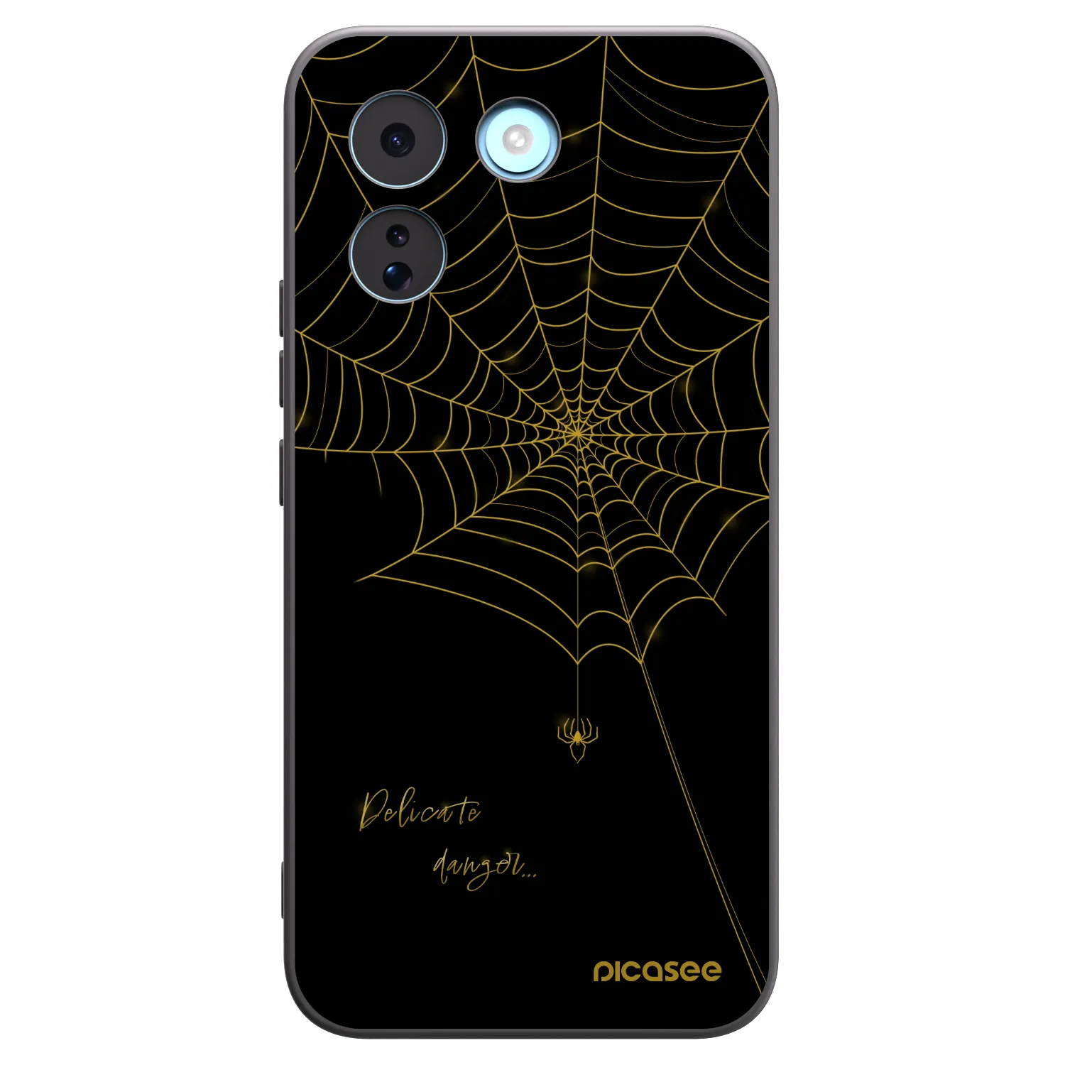 Picasee Xiaomi Redmi Note 17 Pro MAX 5G Hülle - Schwarzes Silikon - Delicate danger