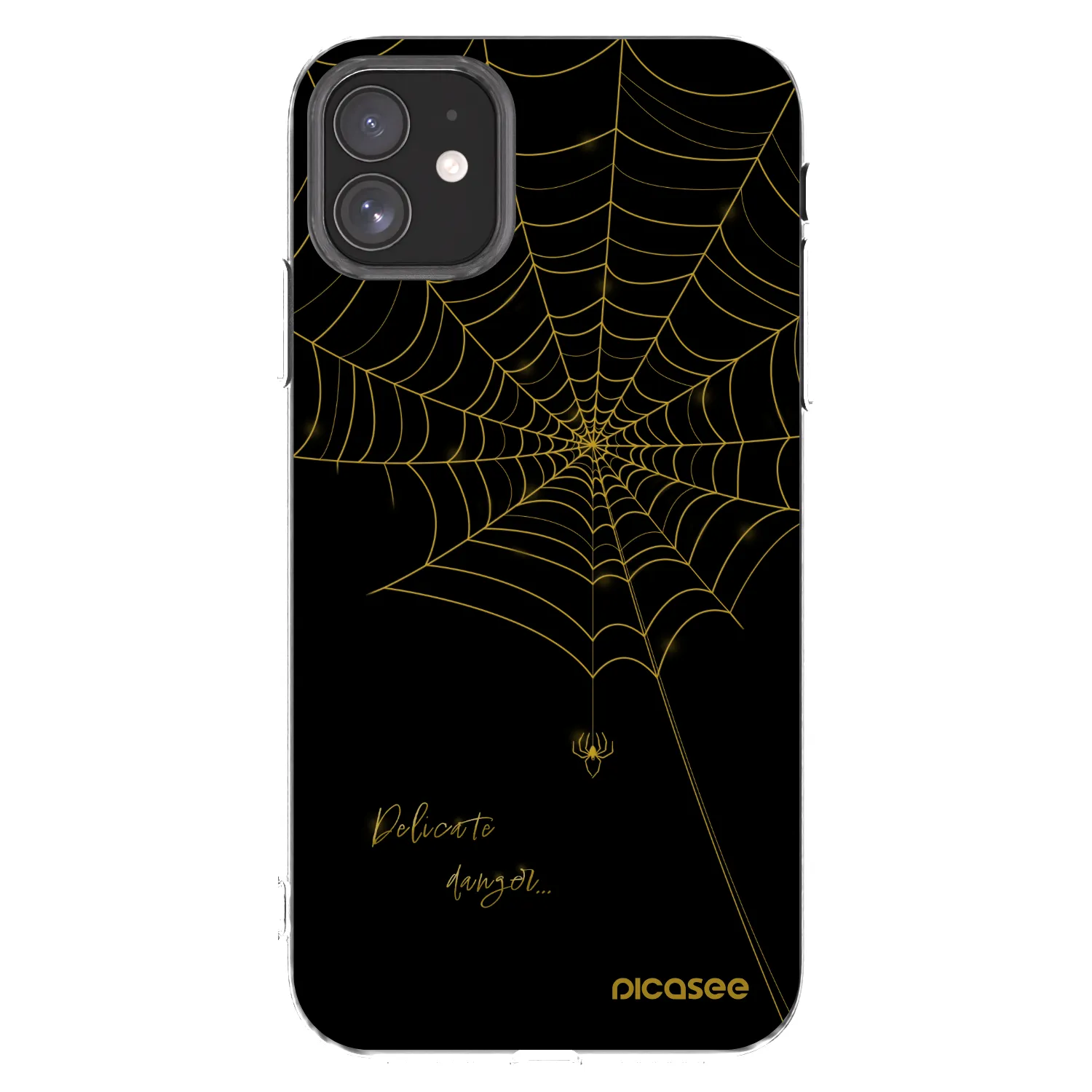 Picasee Apple iPhone 11 Hülle - Transparentes Silikon - Delicate danger