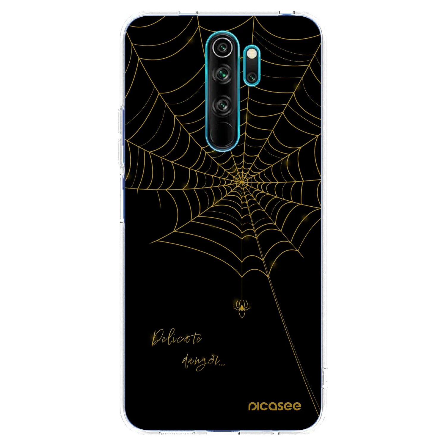 Picasee Xiaomi Redmi Note 8 Pro Hülle - Transparentes Silikon - Delicate danger