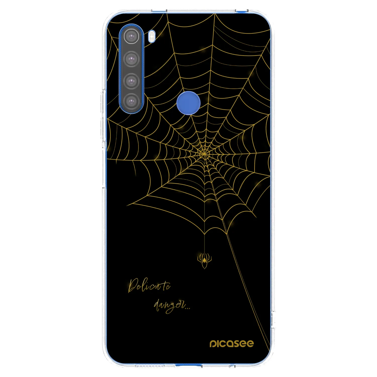 Picasee Xiaomi Redmi Note 8T Hülle - Transparentes Silikon - Delicate danger