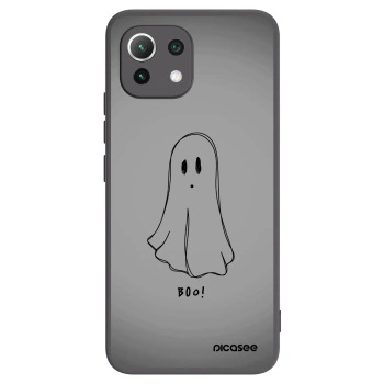 Picasee Xiaomi 11 Lite 5G NE Hülle - Schwarzes Silikon - Ghost