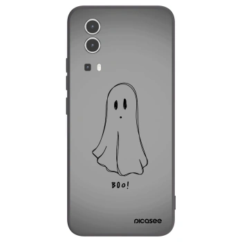 Picasee Vivo Y72 5G Hülle - Schwarzes Silikon - Ghost