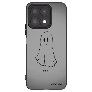 Picasee Honor X8a Hülle - Schwarzes Silikon - Ghost
