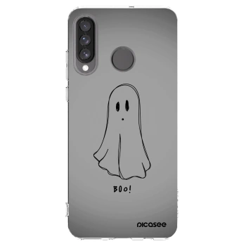 Picasee Huawei P30 Lite Hülle - Transparentes Silikon - Ghost