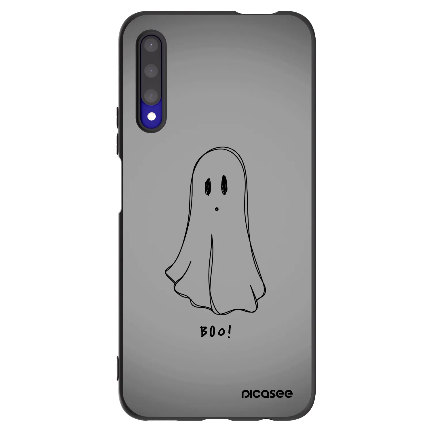 Picasee Honor 9X Pro Hülle - Schwarzes Silikon - Ghost
