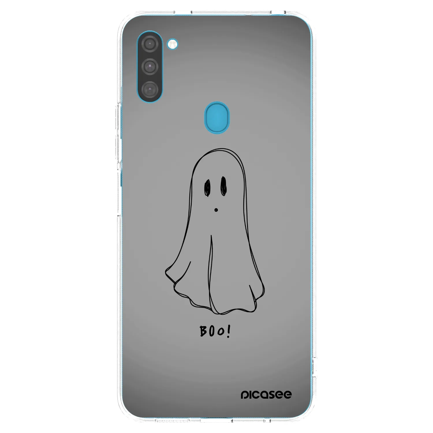 Picasee Samsung Galaxy M11 Hülle - Transparentes Silikon - Ghost