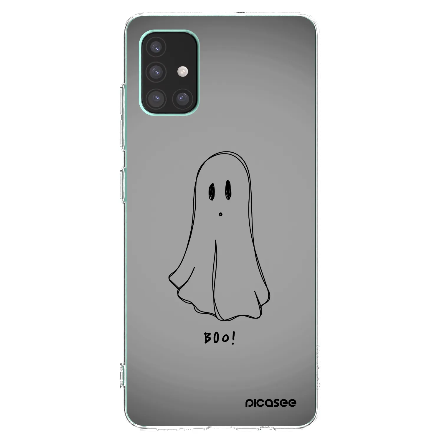 Picasee Samsung Galaxy M51 M515F Hülle - Transparentes Silikon - Ghost