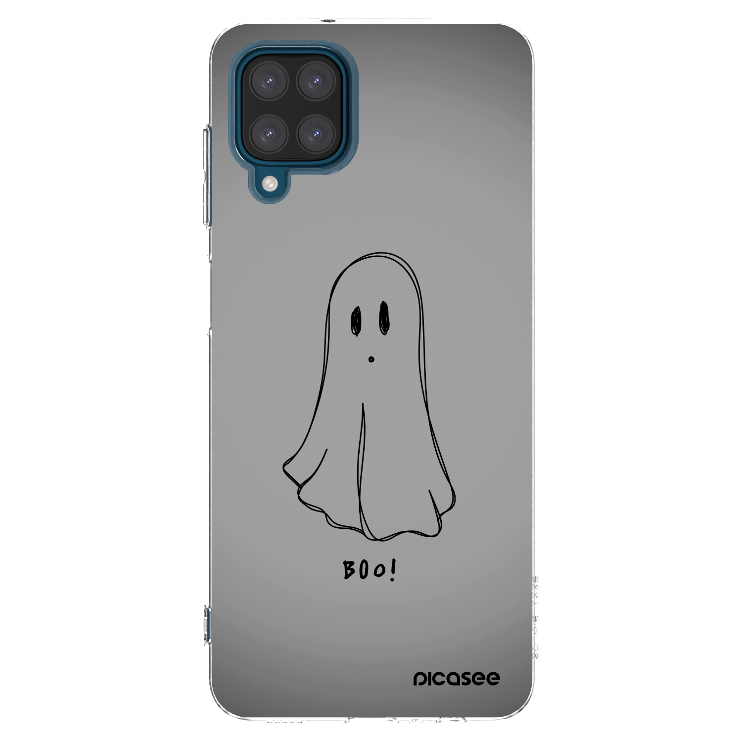 Picasee Samsung Galaxy A12 A125F Hülle - Transparentes Silikon - Ghost