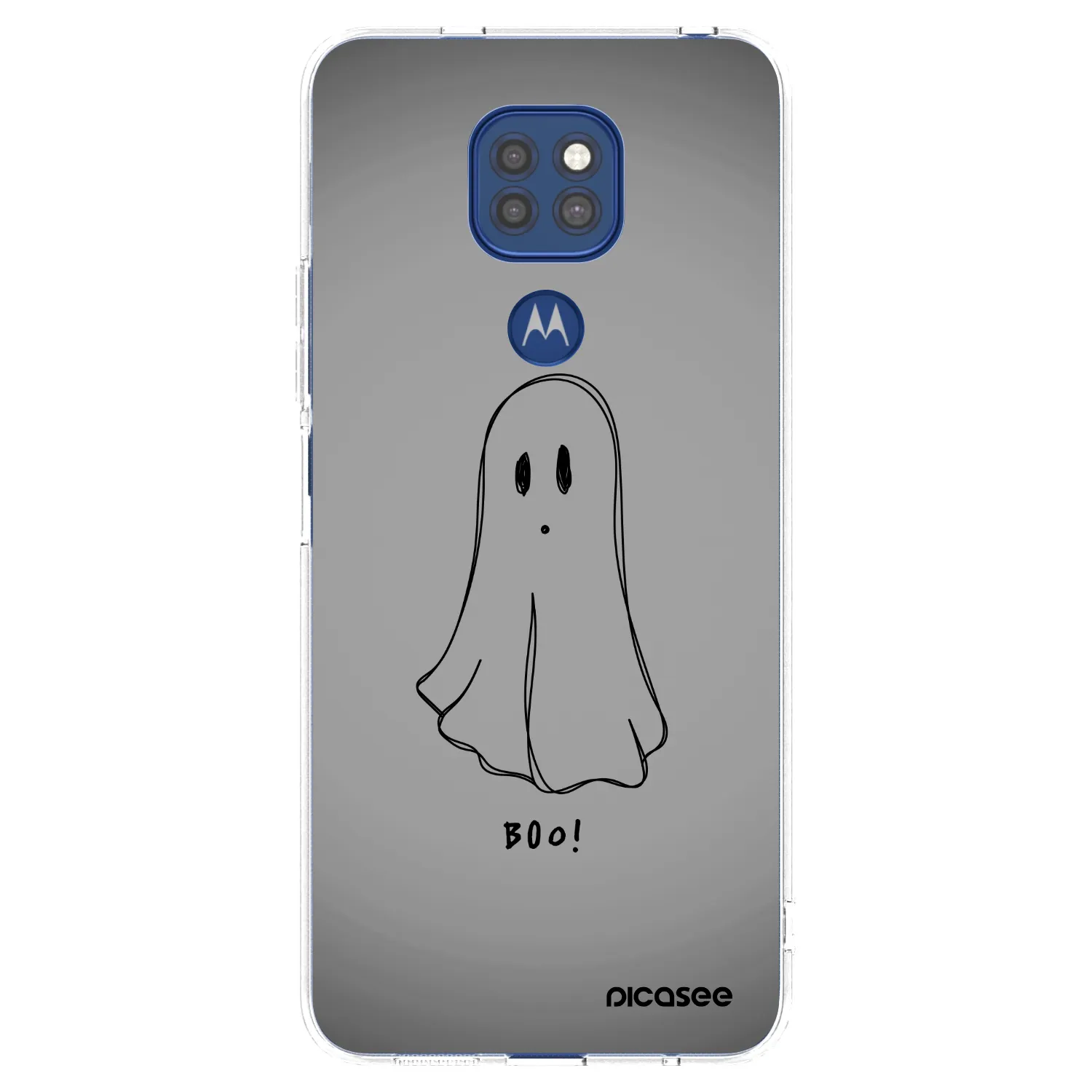 Picasee Motorola Moto G9 Play Hülle - Transparentes Silikon - Ghost