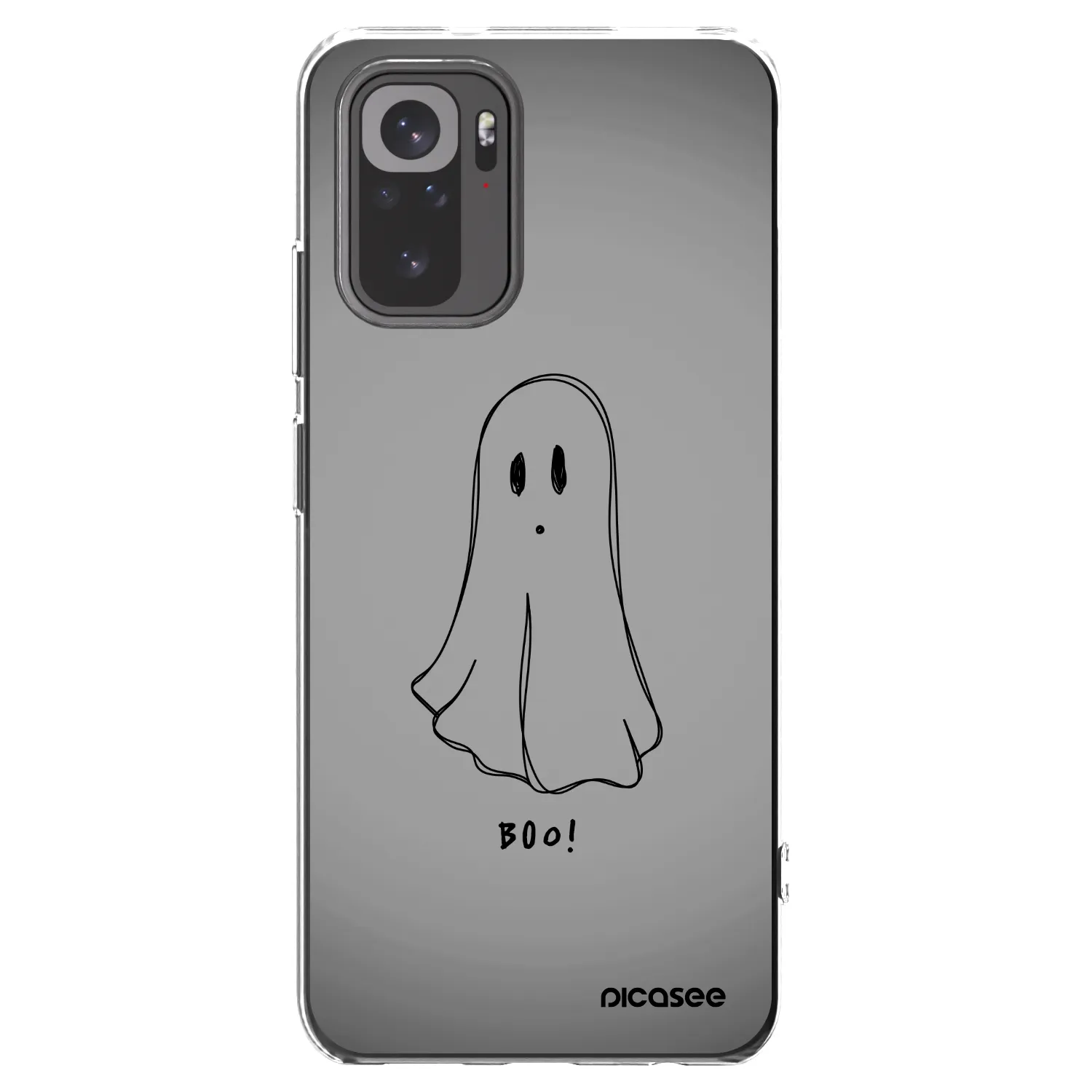 Picasee Xiaomi Redmi Note 10S Hülle - Transparentes Silikon - Ghost