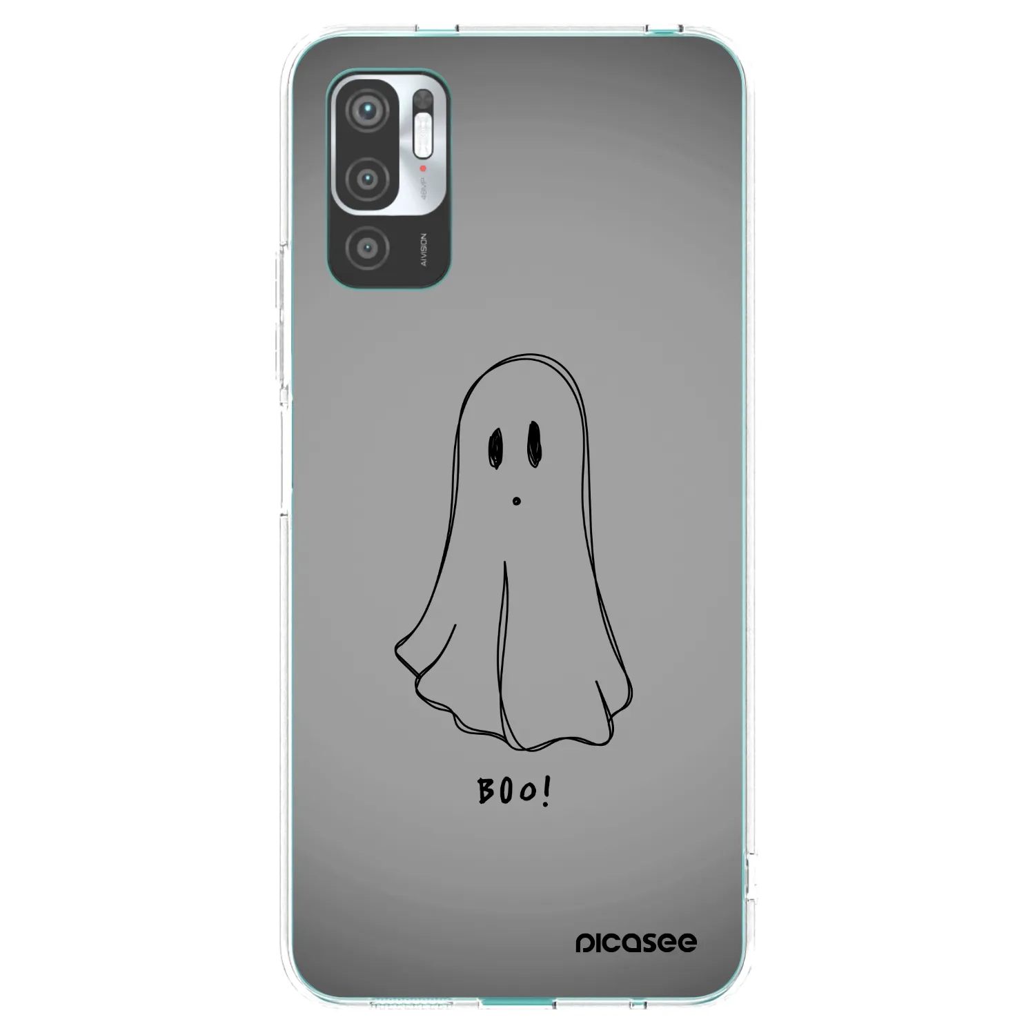 Picasee Xiaomi Redmi Note 10 5G Hülle - Transparentes Silikon - Ghost