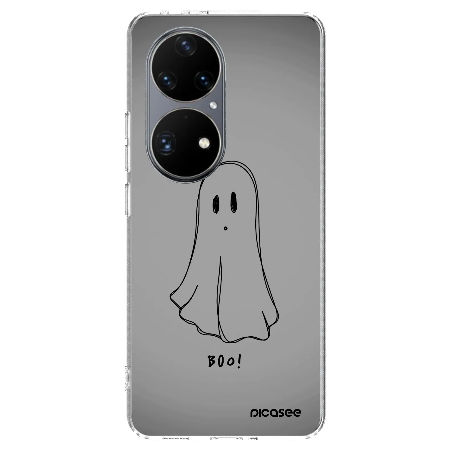 Picasee Huawei P50 Hülle - Transparentes Silikon - Ghost