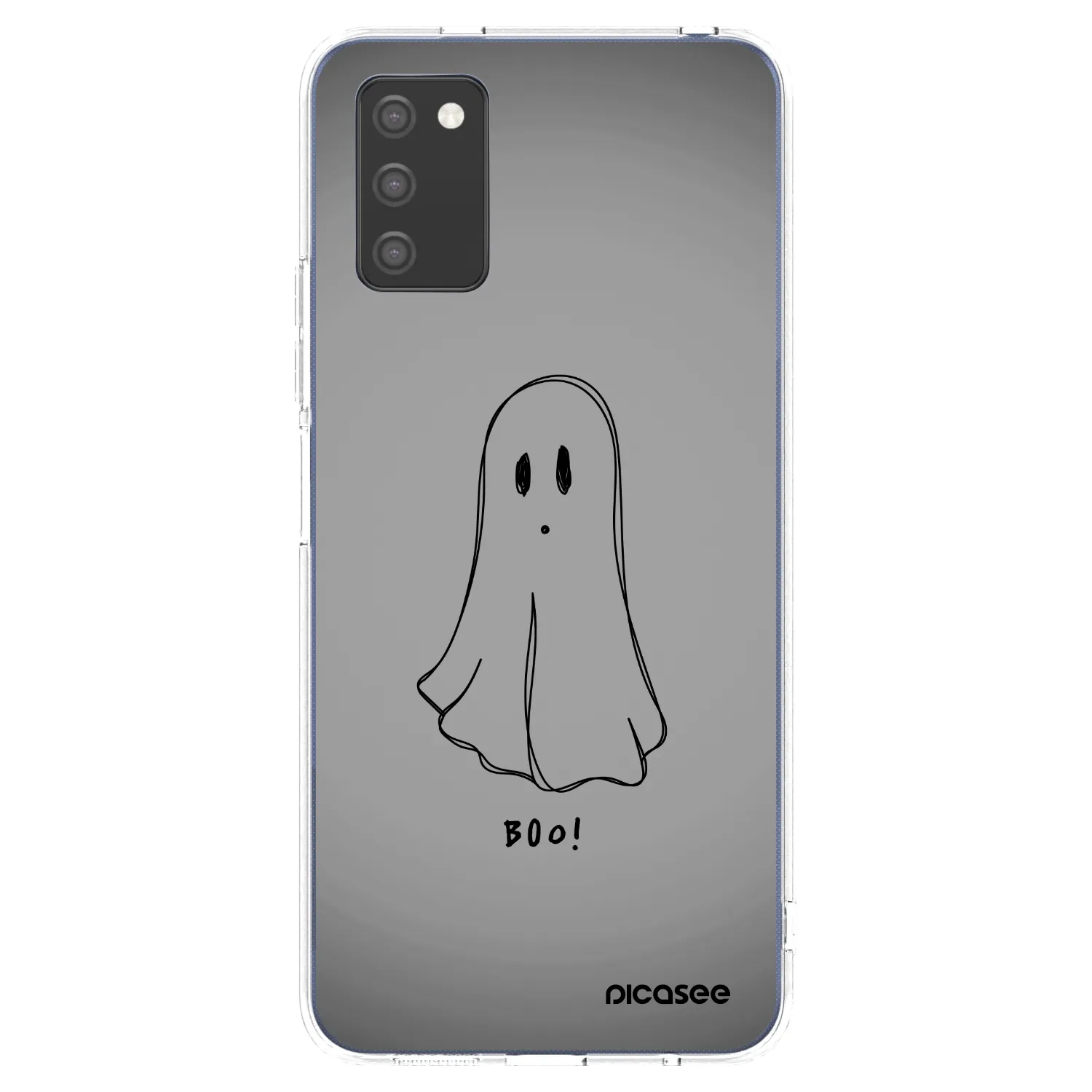 Picasee Samsung Galaxy A02s A025G Hülle - Transparentes Silikon - Ghost