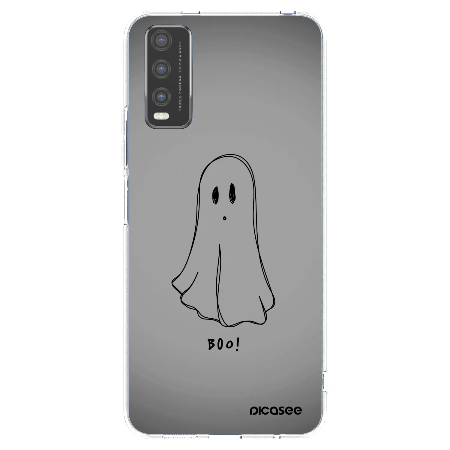 Picasee Vivo Y20s Hülle - Transparentes Silikon - Ghost