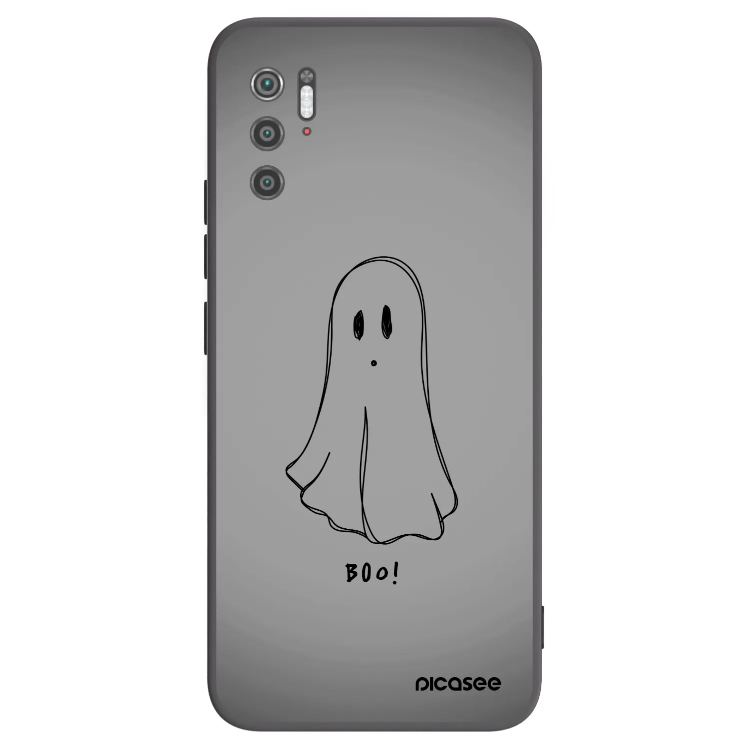 Picasee Xiaomi Poco M3 Pro 5G Hülle - Schwarzes Silikon - Ghost