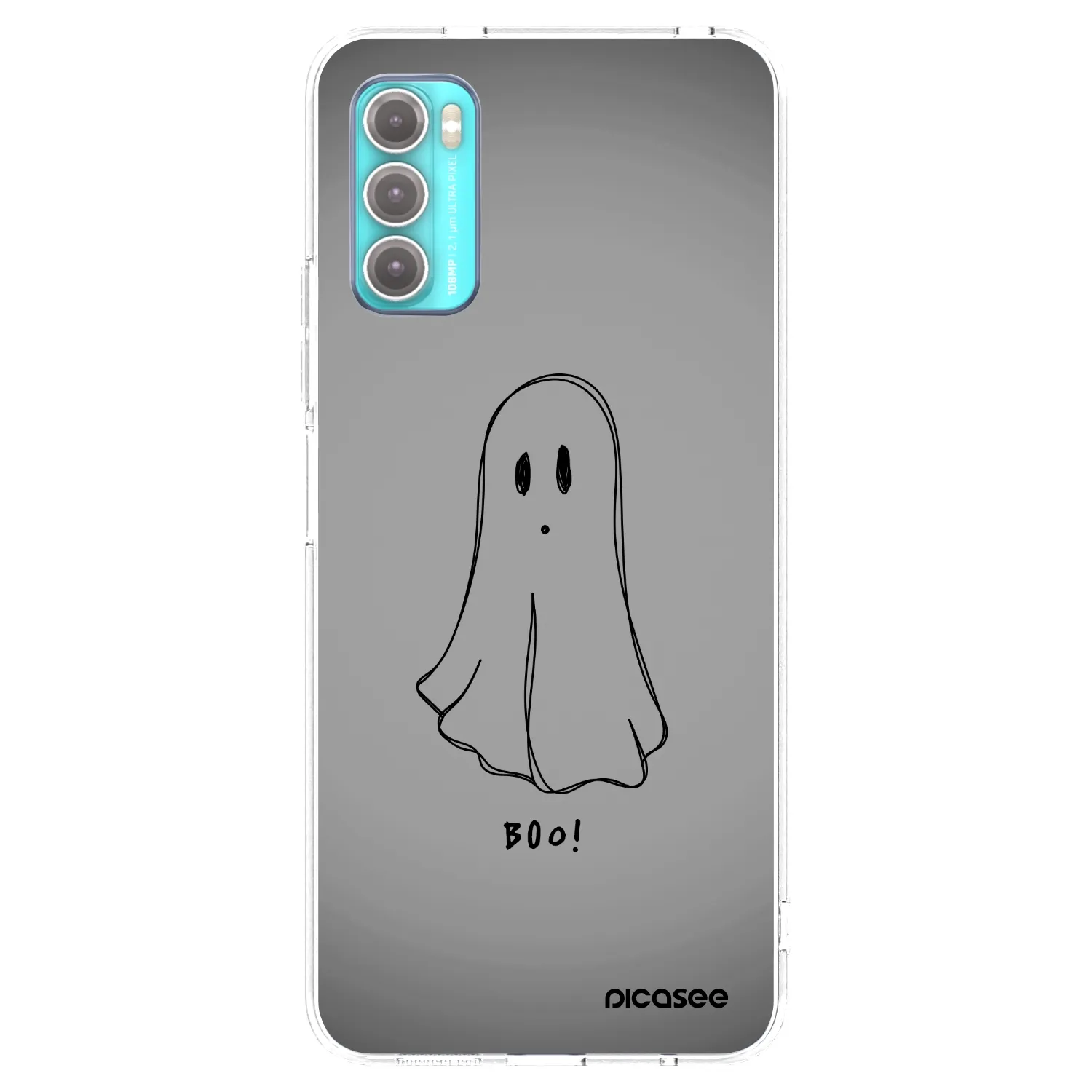 Picasee Motorola Moto G60 Hülle - Transparentes Silikon - Ghost