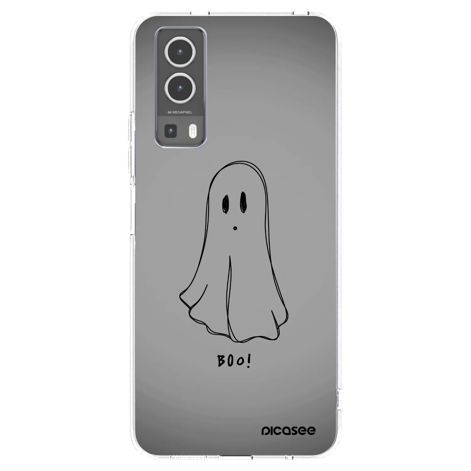Picasee Vivo Y72 5G Hülle - Transparentes Silikon - Ghost