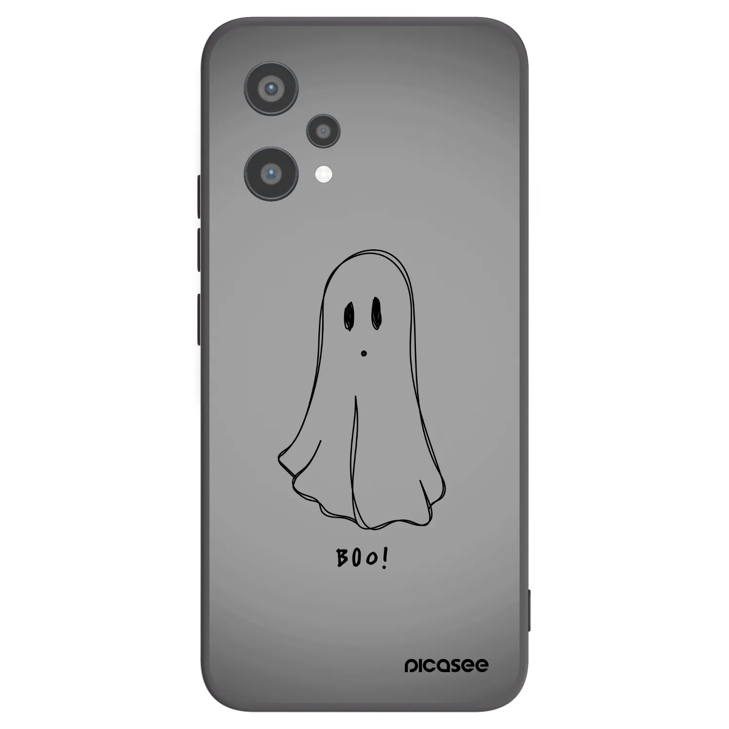 Picasee Realme 9 Pro 5G Hülle - Schwarzes Silikon - Ghost