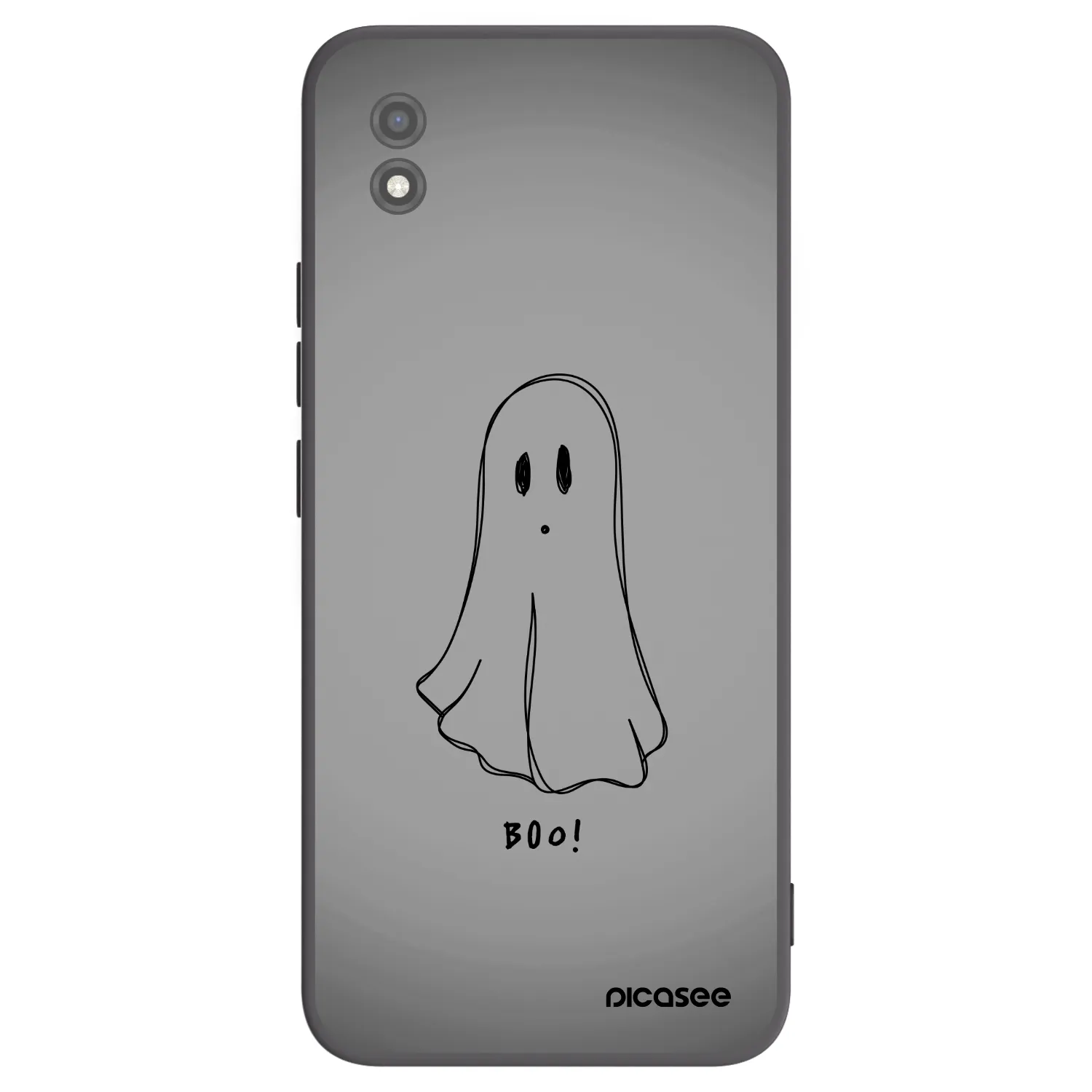 Picasee Realme C11 (2021) Hülle - Schwarzes Silikon - Ghost