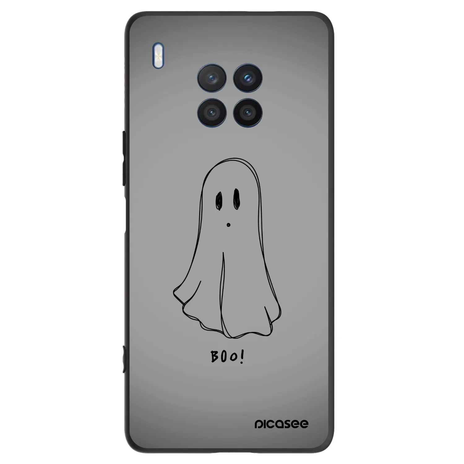 Picasee Honor 50 Lite Hülle - Schwarzes Silikon - Ghost